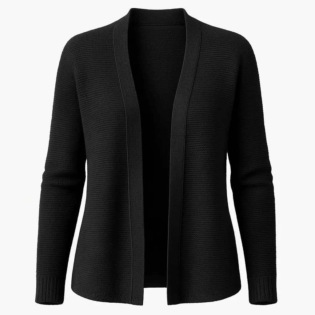 Women's Cardigan - Black Garter