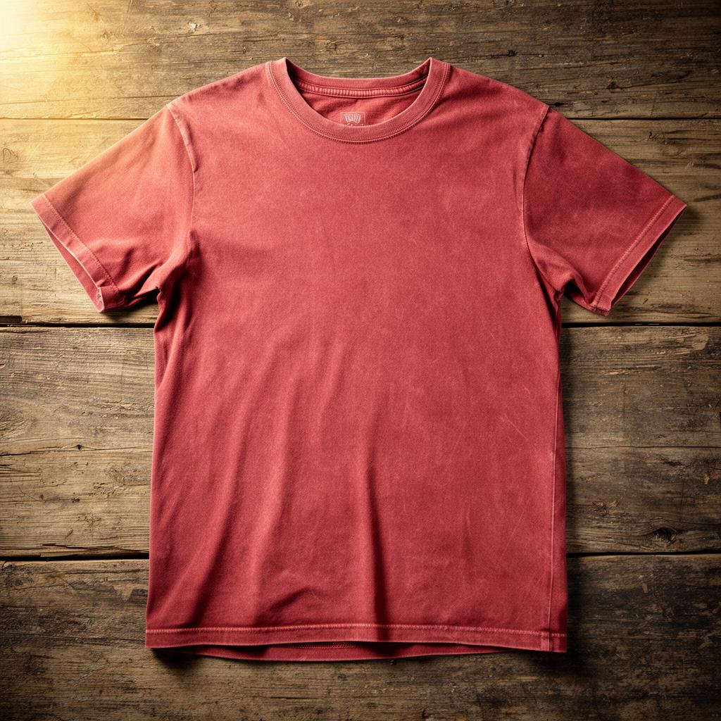 220 GSM Garment-Dyed Vintage Wash Tee